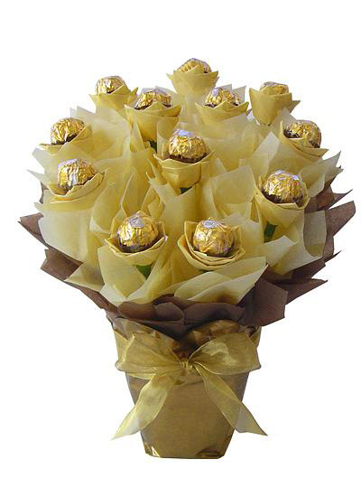 Golden Chocolate Bouquet
