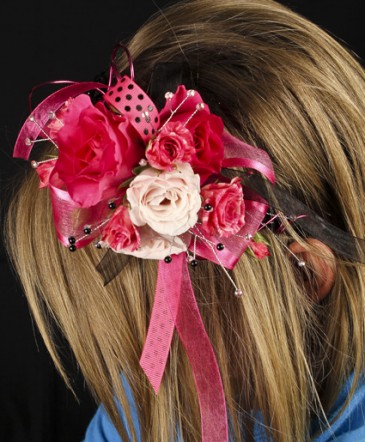 Red and Pink Floral Headband
