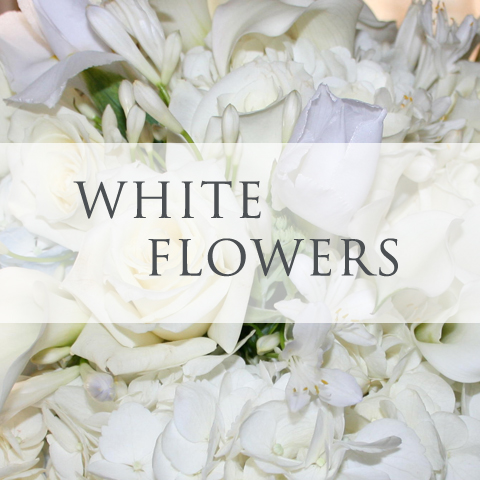 White and off white flower arrangements